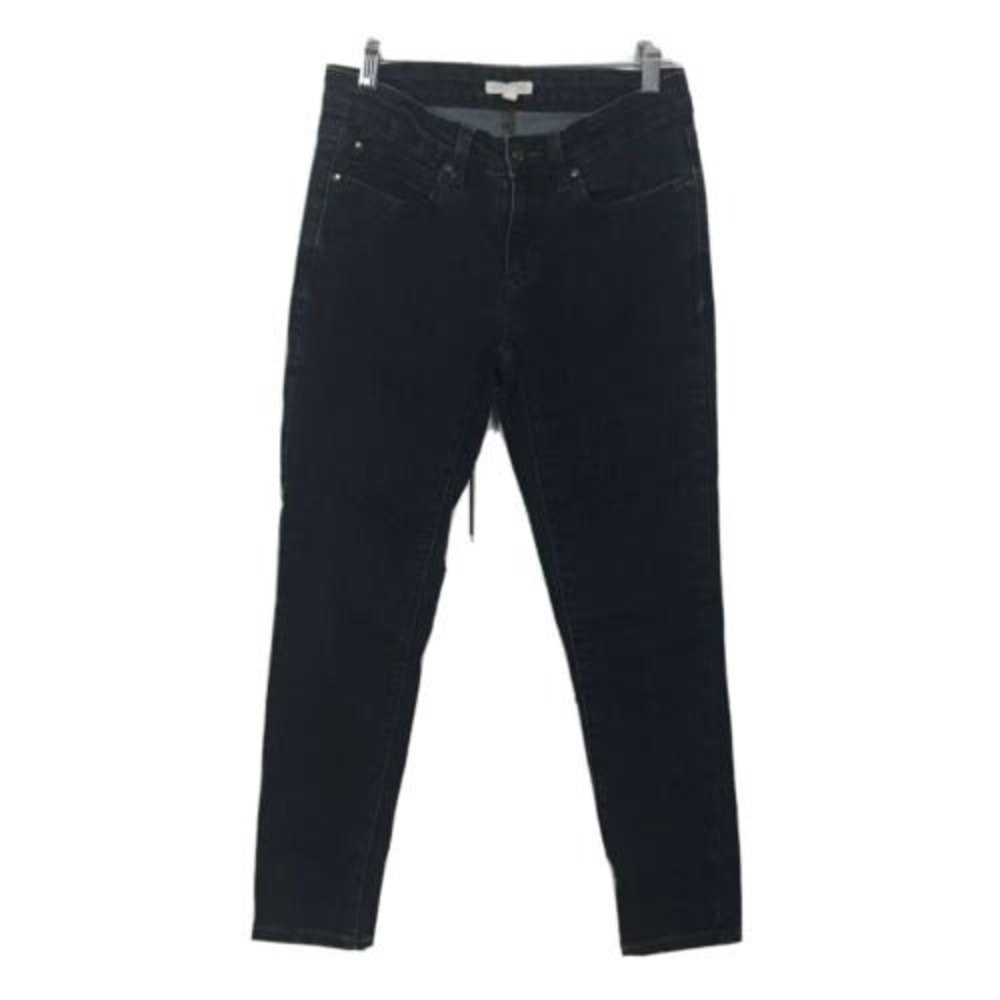 Eileen Fisher Jeans Womens Size 0 Dark Wash Skinny Mid Rise Stretch Denim Cute